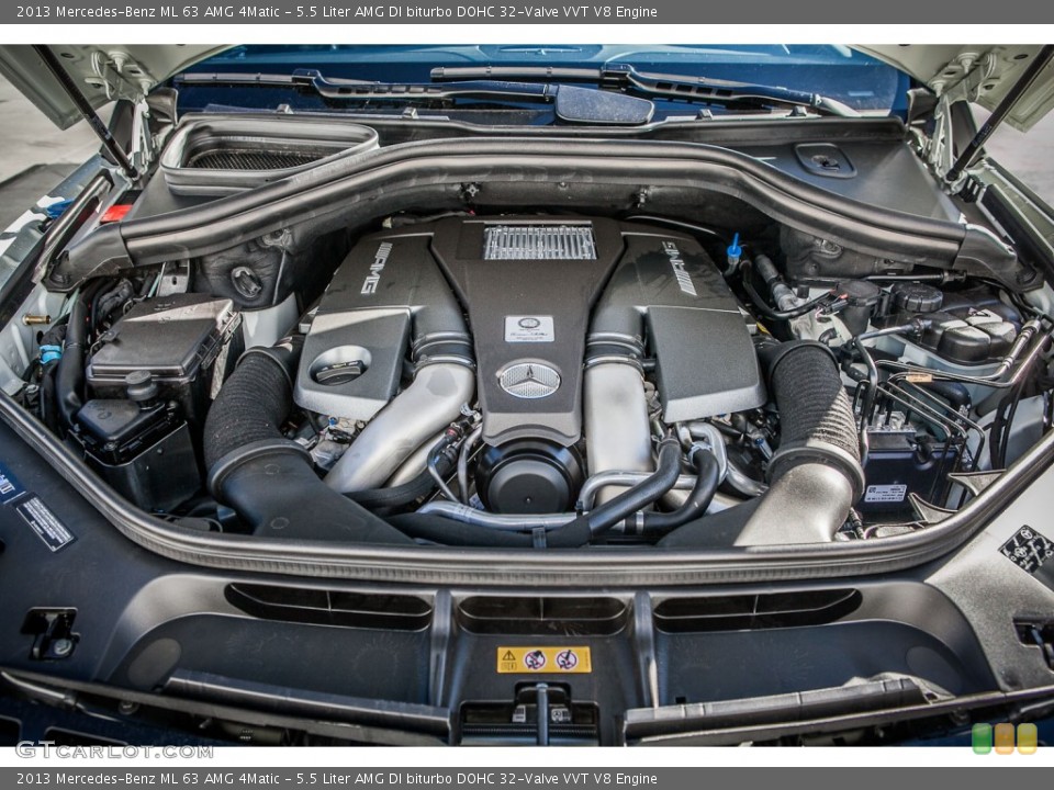 5.5 Liter AMG DI biturbo DOHC 32-Valve VVT V8 Engine for the 2013 Mercedes-Benz ML #75451019