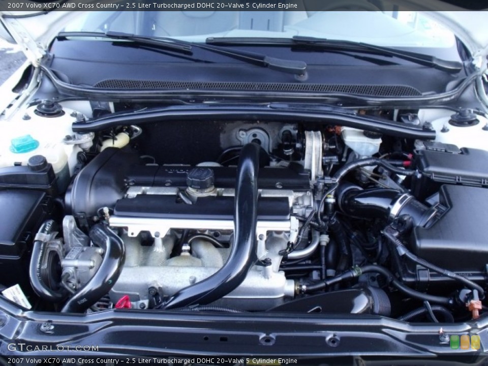 2.5 Liter Turbocharged DOHC 20-Valve 5 Cylinder Engine for the 2007 Volvo XC70 #75451126