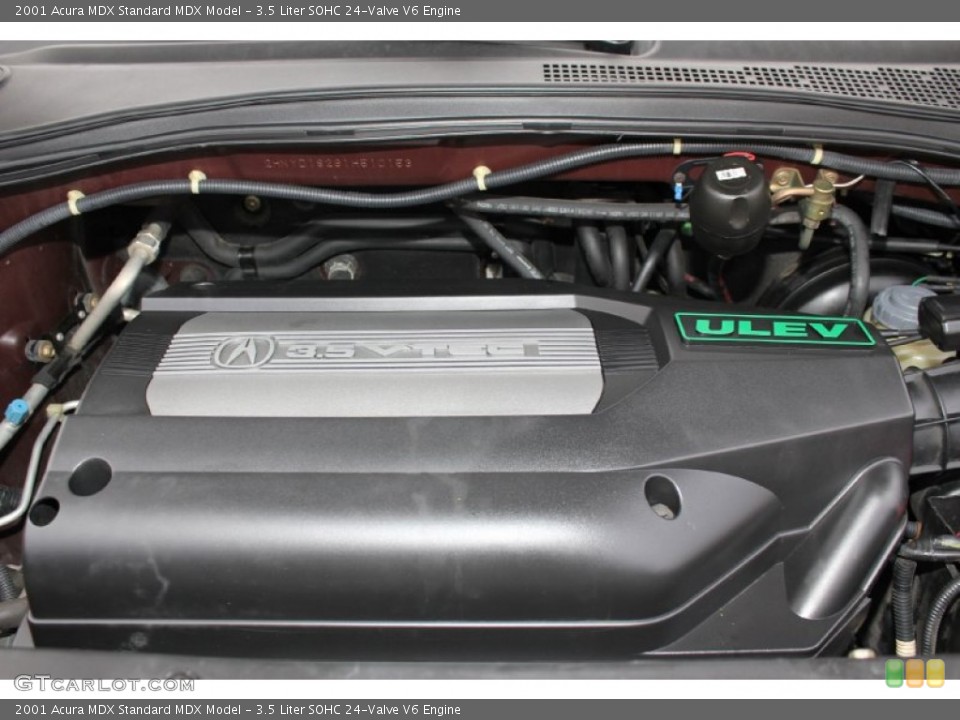 3.5 Liter SOHC 24-Valve V6 2001 Acura MDX Engine