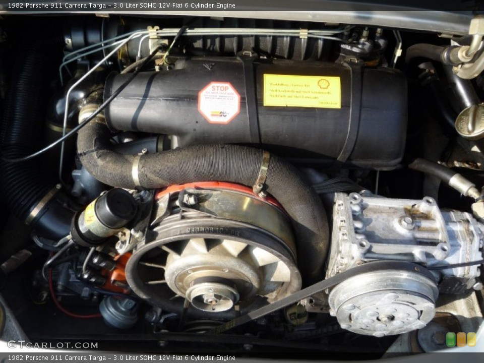 3.0 Liter SOHC 12V Flat 6 Cylinder Engine for the 1982 Porsche 911 #75467125