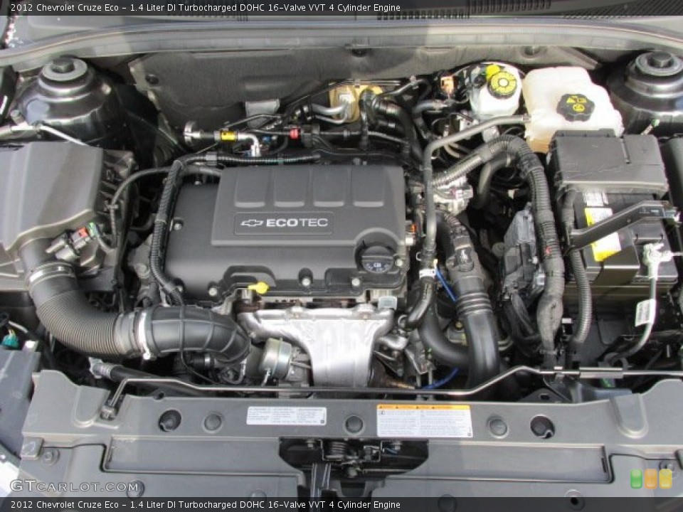 1.4 Liter DI Turbocharged DOHC 16-Valve VVT 4 Cylinder 2012 Chevrolet Cruze Engine