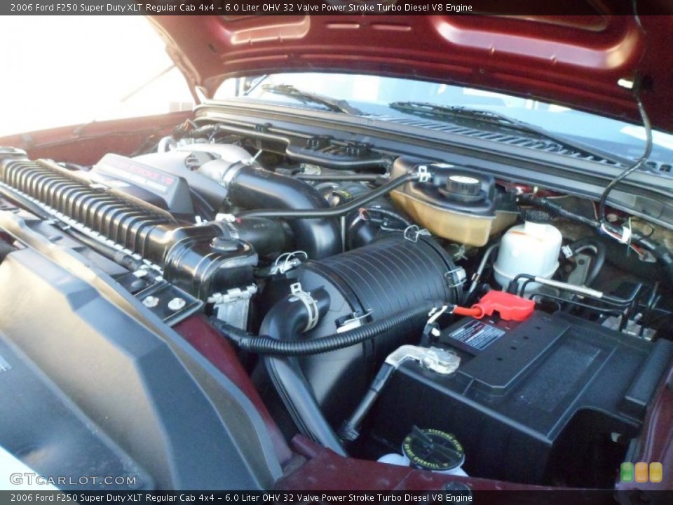 6.0 Liter OHV 32 Valve Power Stroke Turbo Diesel V8 Engine for the 2006 Ford F250 Super Duty #75475307