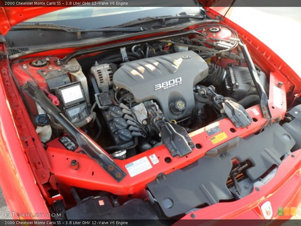 3.8 Liter OHV 12-Valve V6 Engine for the 2000 Chevrolet Monte Carlo #75475942