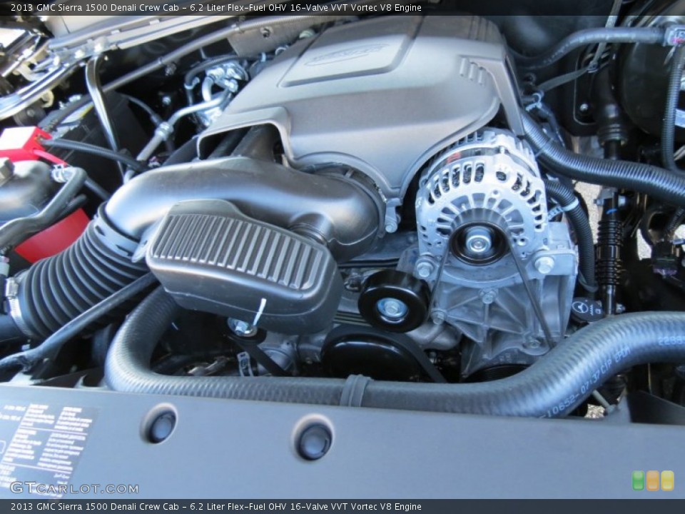 6.2 Liter Flex-Fuel OHV 16-Valve VVT Vortec V8 Engine for the 2013 GMC Sierra 1500 #75484274