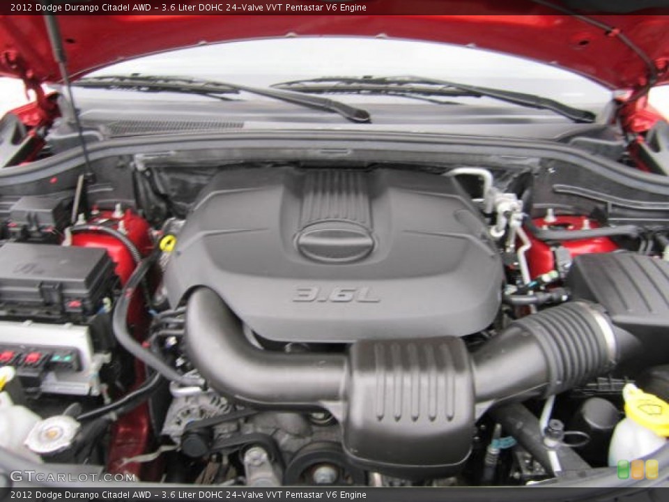 3.6 Liter DOHC 24-Valve VVT Pentastar V6 Engine for the 2012 Dodge Durango #75499067