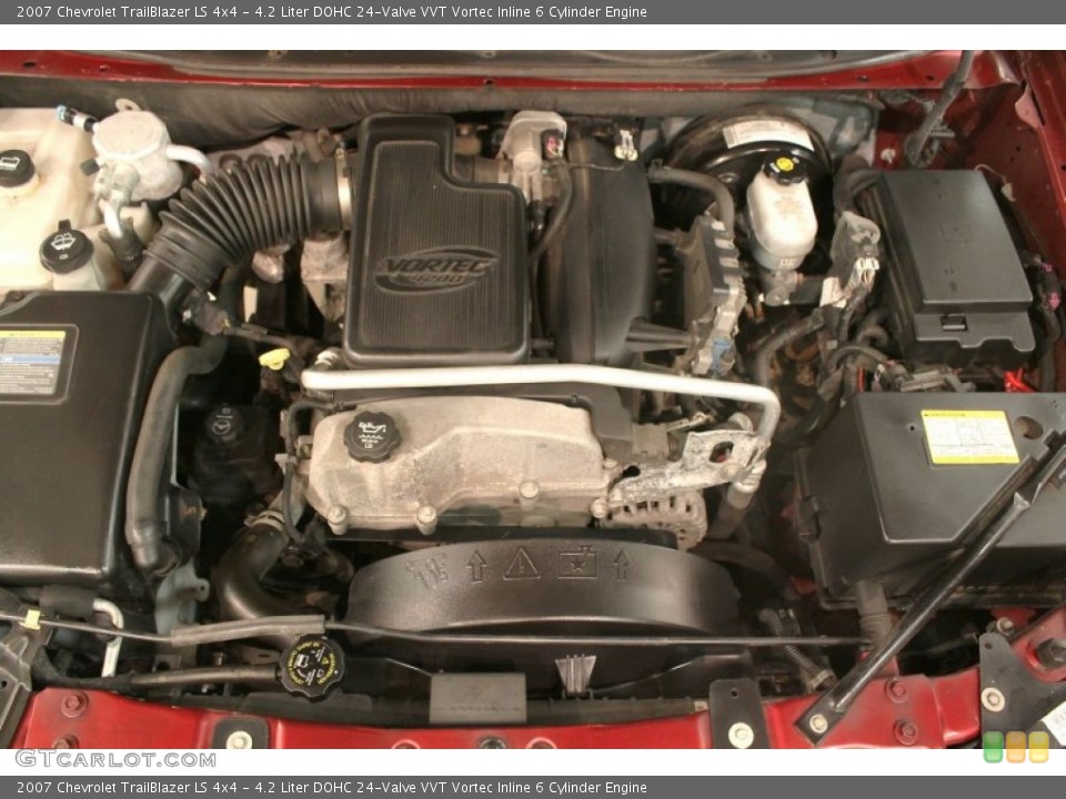 4.2 Liter DOHC 24-Valve VVT Vortec Inline 6 Cylinder Engine for the 2007 Chevrolet TrailBlazer #75508121