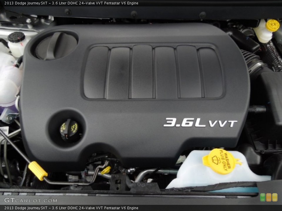 3.6 Liter DOHC 24-Valve VVT Pentastar V6 Engine for the 2013 Dodge Journey #75518876
