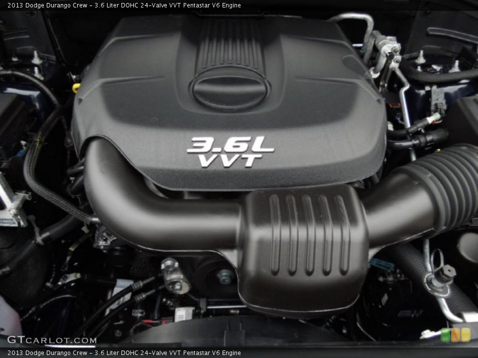 3.6 Liter DOHC 24-Valve VVT Pentastar V6 Engine for the 2013 Dodge Durango #75519164