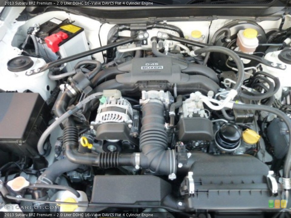 2.0 Liter DOHC 16-Valve DAVCS Flat 4 Cylinder Engine for the 2013 Subaru BRZ #75536592