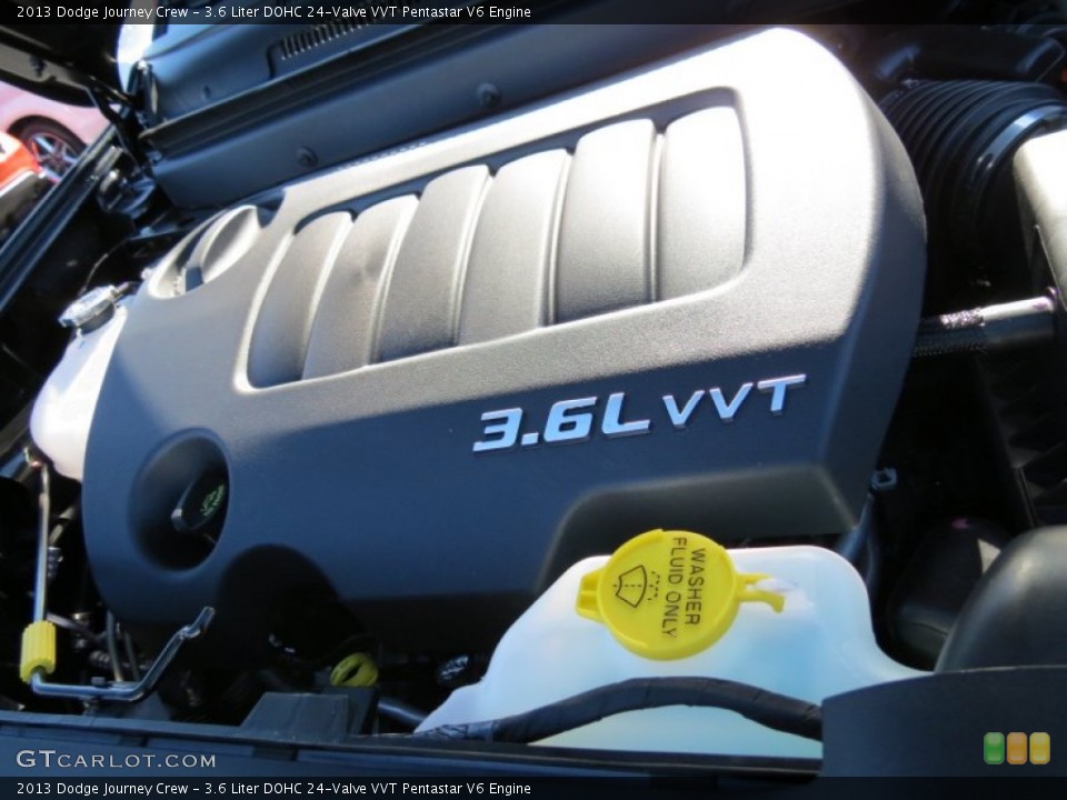 3.6 Liter DOHC 24-Valve VVT Pentastar V6 Engine for the 2013 Dodge Journey #75571292