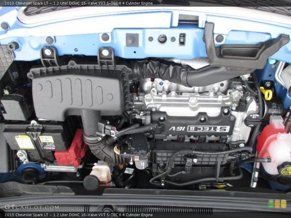 1.2 Liter DOHC 16-Valve VVT S-TEC II 4 Cylinder Engine for the 2013 Chevrolet Spark #75572333