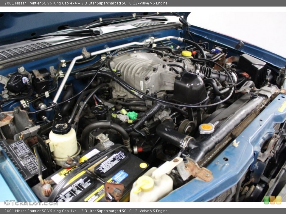3.3 Liter Supercharged SOHC 12-Valve V6 Engine for the 2001 Nissan Frontier #75604361
