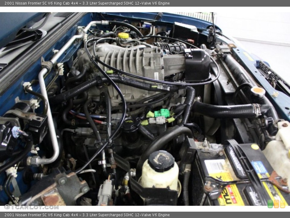 3.3 Liter Supercharged SOHC 12-Valve V6 Engine for the 2001 Nissan Frontier #75604370