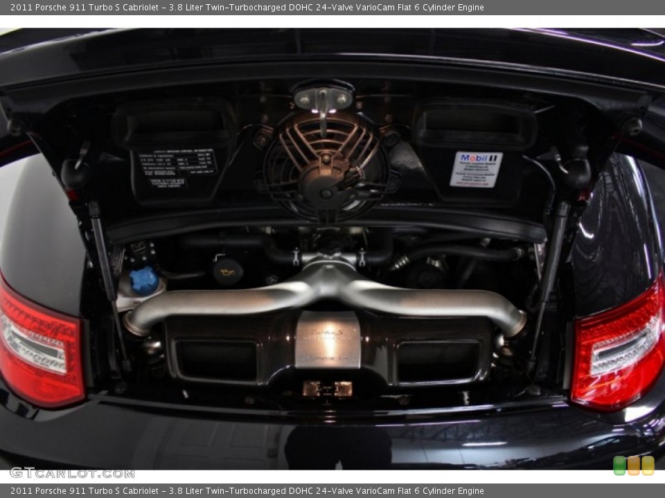 3.8 Liter Twin-Turbocharged DOHC 24-Valve VarioCam Flat 6 Cylinder Engine for the 2011 Porsche 911 #75620310