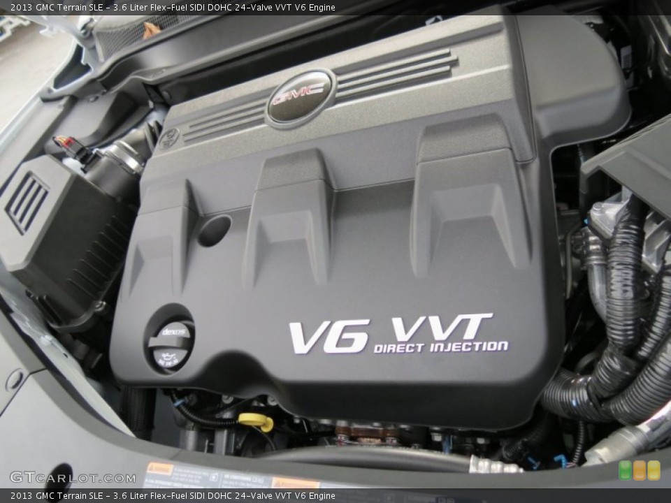 3.6 Liter Flex-Fuel SIDI DOHC 24-Valve VVT V6 Engine for the 2013 GMC Terrain #75621125