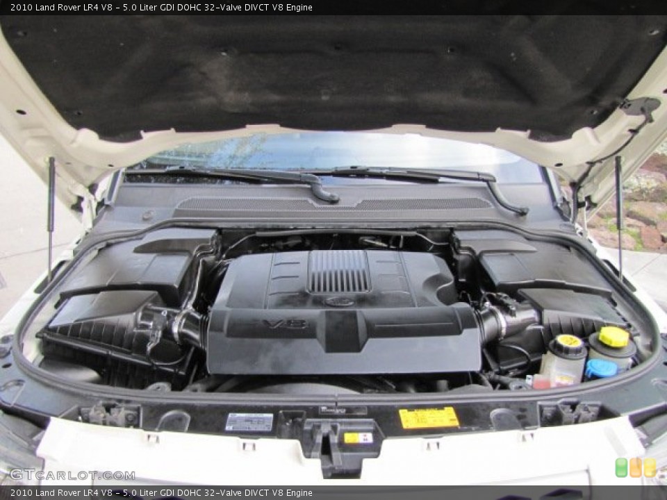 5.0 Liter GDI DOHC 32-Valve DIVCT V8 Engine for the 2010 Land Rover LR4 #75625206