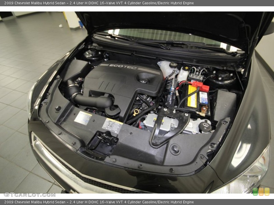 2.4 Liter H DOHC 16-Valve VVT 4 Cylinder Gasoline/Electric Hybrid Engine for the 2009 Chevrolet Malibu #75633061