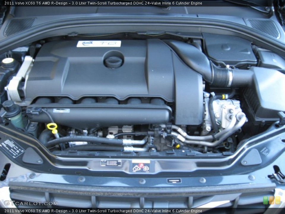 3.0 Liter Twin-Scroll Turbocharged DOHC 24-Valve Inline 6 Cylinder Engine for the 2011 Volvo XC60 #75649263
