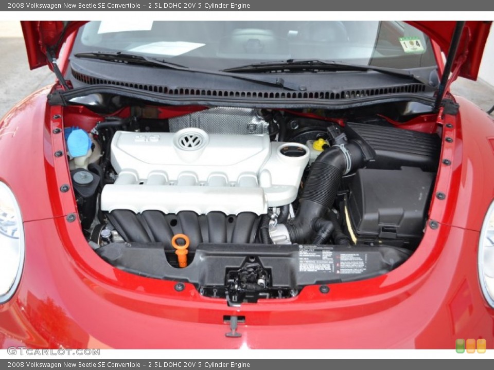 2.5L DOHC 20V 5 Cylinder Engine for the 2008 Volkswagen New Beetle #75657199