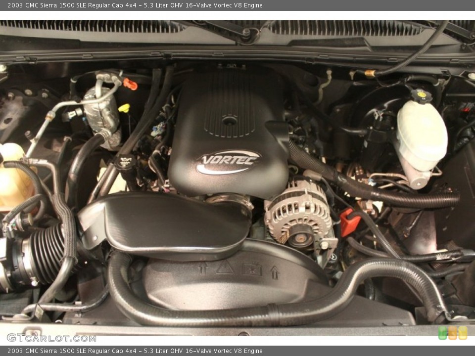 5.3 Liter OHV 16-Valve Vortec V8 Engine for the 2003 GMC Sierra 1500 #75657804