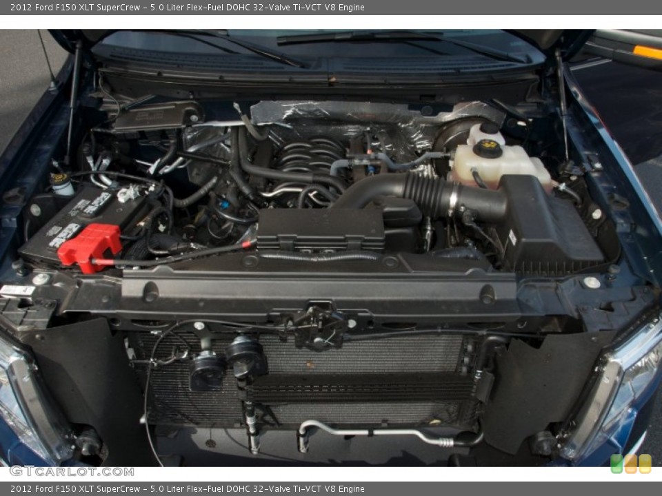 5.0 Liter Flex-Fuel DOHC 32-Valve Ti-VCT V8 Engine for the 2012 Ford F150 #75660708