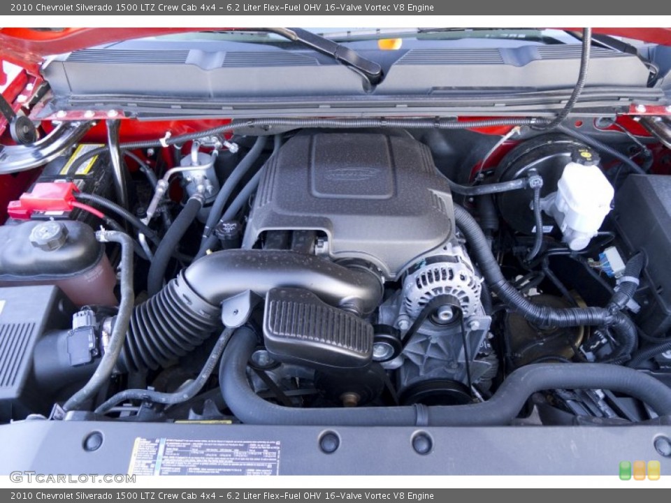 6.2 Liter Flex-Fuel OHV 16-Valve Vortec V8 Engine for the 2010 Chevrolet Silverado 1500 #75663144