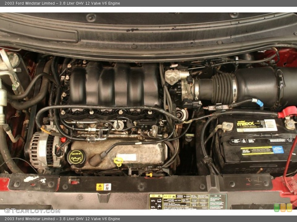 3.8 Liter OHV 12 Valve V6 Engine for the 2003 Ford Windstar #75663956