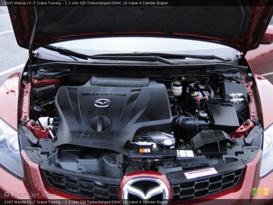 2.3 Liter GDI Turbocharged DOHC 16-Valve 4 Cylinder 2007 Mazda CX-7 Engine