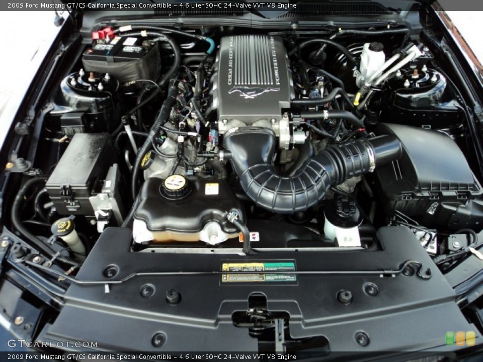 4.6 Liter SOHC 24-Valve VVT V8 Engine for the 2009 Ford Mustang #75676536