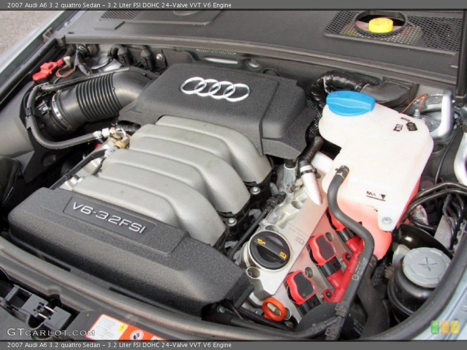 3.2 Liter FSI DOHC 24-Valve VVT V6 Engine for the 2007 Audi A6 #75676890