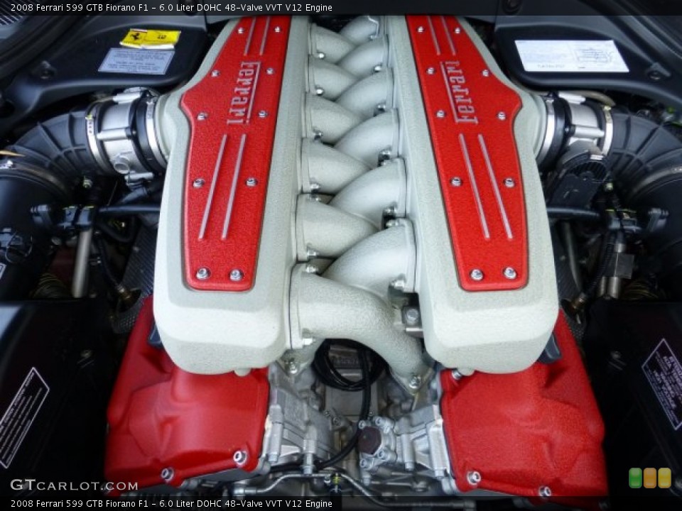 6.0 Liter DOHC 48-Valve VVT V12 Engine for the 2008 Ferrari 599 GTB Fiorano #75685425