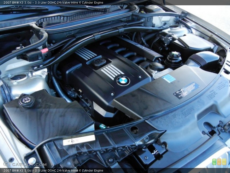 3.0 Liter DOHC 24-Valve Inline 6 Cylinder Engine for the 2007 BMW X3 #75705374