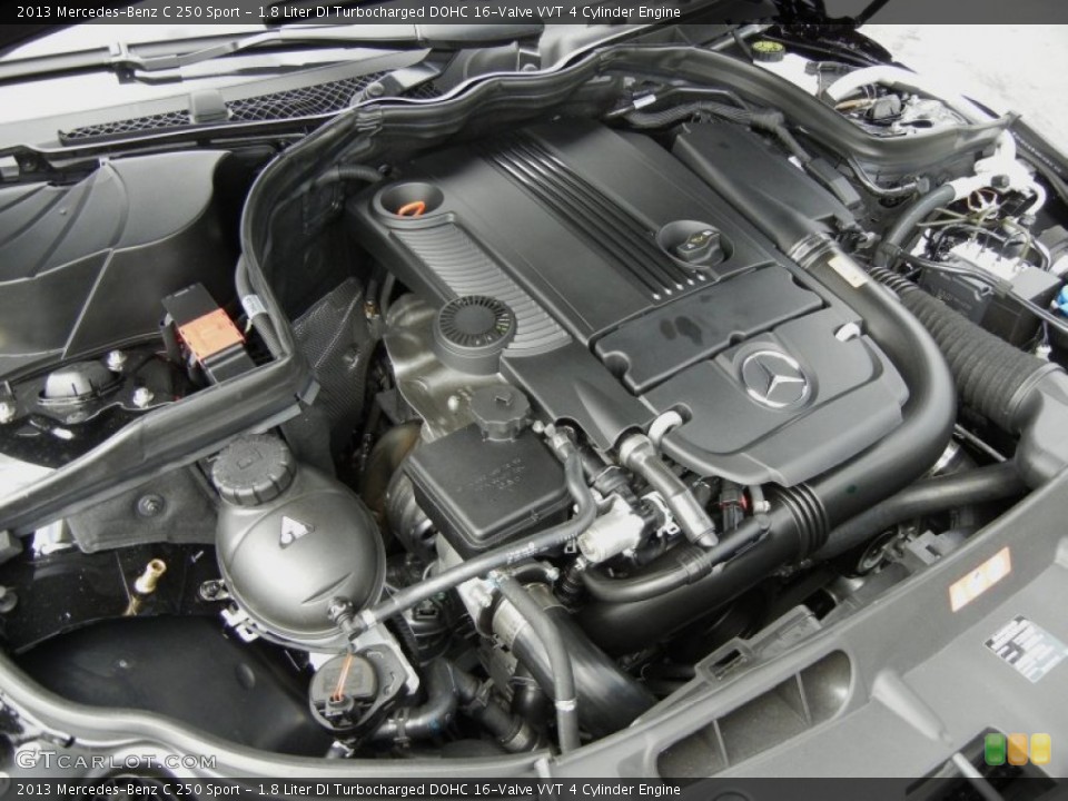 1.8 Liter DI Turbocharged DOHC 16-Valve VVT 4 Cylinder Engine for the 2013 Mercedes-Benz C #75707133