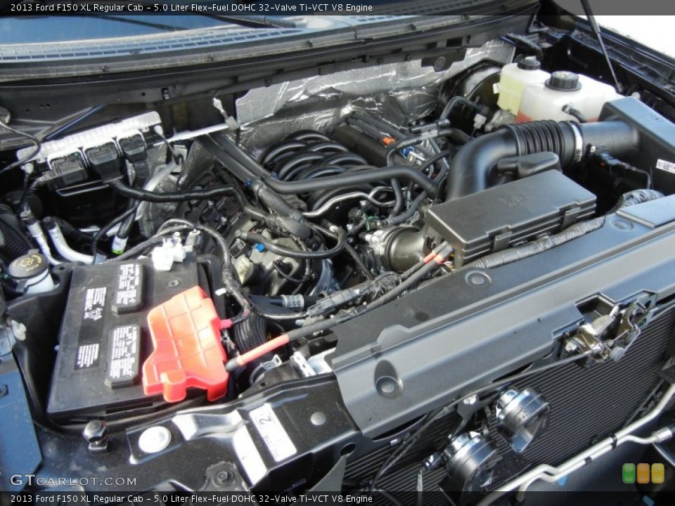 5.0 Liter Flex-Fuel DOHC 32-Valve Ti-VCT V8 Engine for the 2013 Ford F150 #75708570