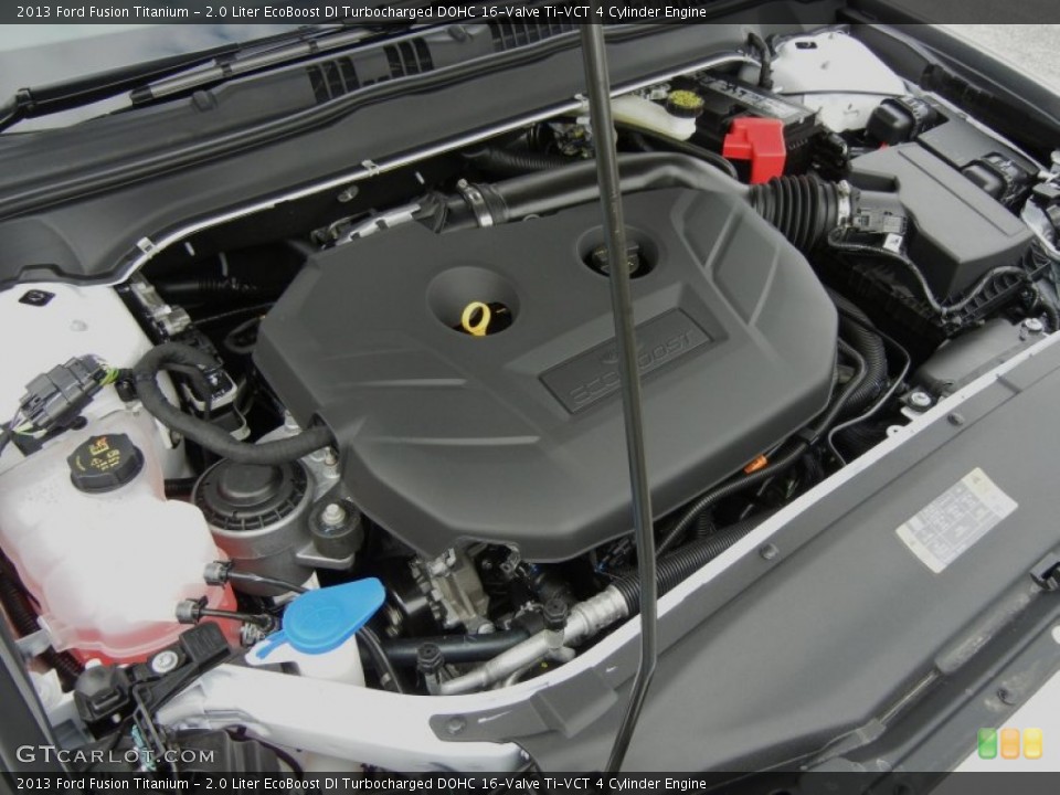 2.0 Liter EcoBoost DI Turbocharged DOHC 16-Valve Ti-VCT 4 Cylinder Engine for the 2013 Ford Fusion #75709375