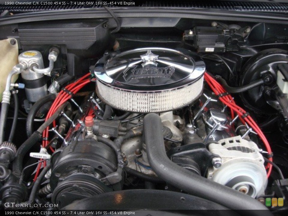 7.4 Liter OHV 16V SS-454 V8 Engine for the 1990 Chevrolet C/K #75711714