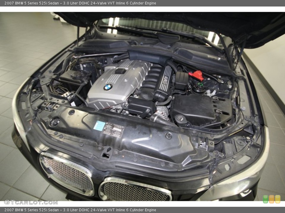 3.0 Liter DOHC 24-Valve VVT Inline 6 Cylinder Engine for the 2007 BMW 5 Series #75715062
