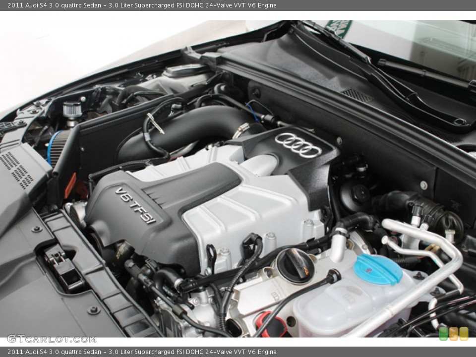 3.0 Liter Supercharged FSI DOHC 24-Valve VVT V6 Engine for the 2011 Audi S4 #75718287