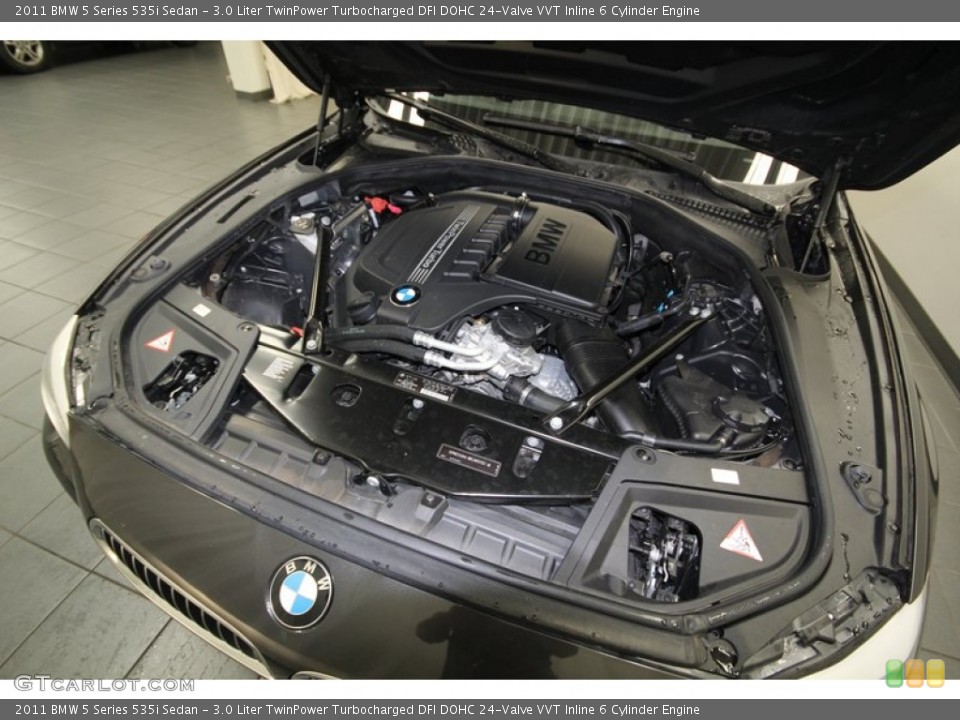 3.0 Liter TwinPower Turbocharged DFI DOHC 24-Valve VVT Inline 6 Cylinder Engine for the 2011 BMW 5 Series #75723540