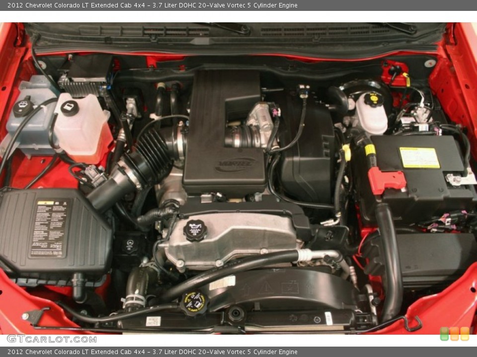 3.7 Liter DOHC 20-Valve Vortec 5 Cylinder Engine for the 2012 Chevrolet Colorado #75724596