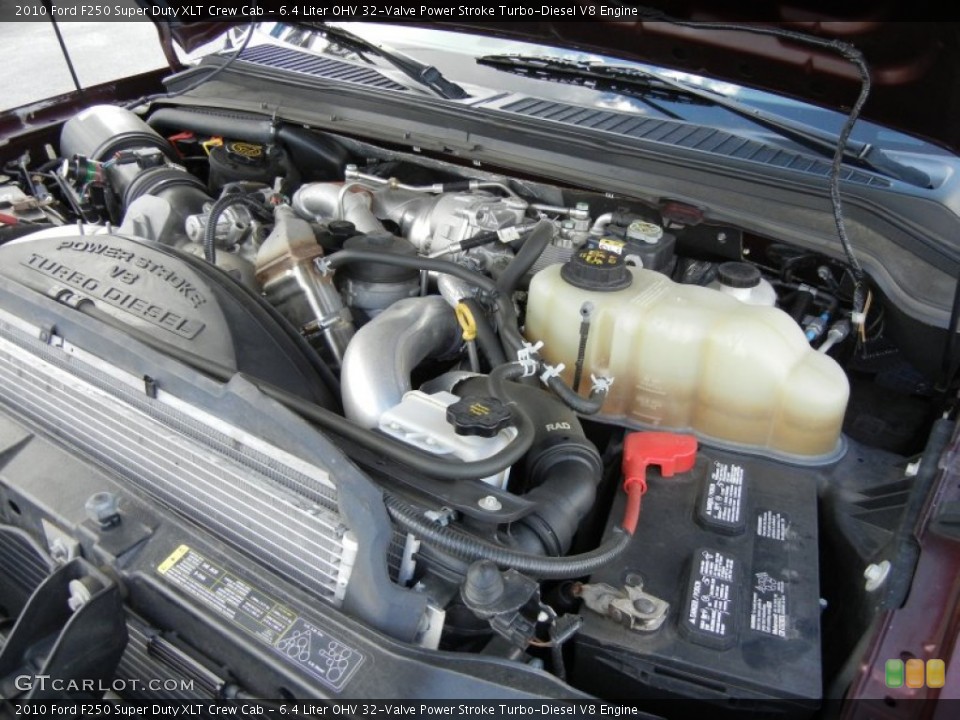 6.4 Liter OHV 32-Valve Power Stroke Turbo-Diesel V8 Engine for the 2010 Ford F250 Super Duty #75751115