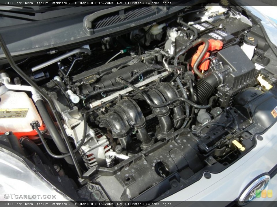 1.6 Liter DOHC 16-Valve Ti-VCT Duratec 4 Cylinder Engine for the 2013 Ford Fiesta #75752259