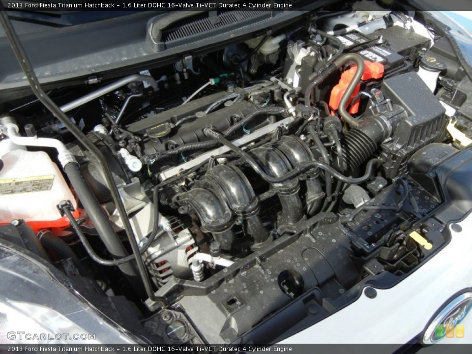 1.6 Liter DOHC 16-Valve Ti-VCT Duratec 4 Cylinder Engine for the 2013 Ford Fiesta #75752800
