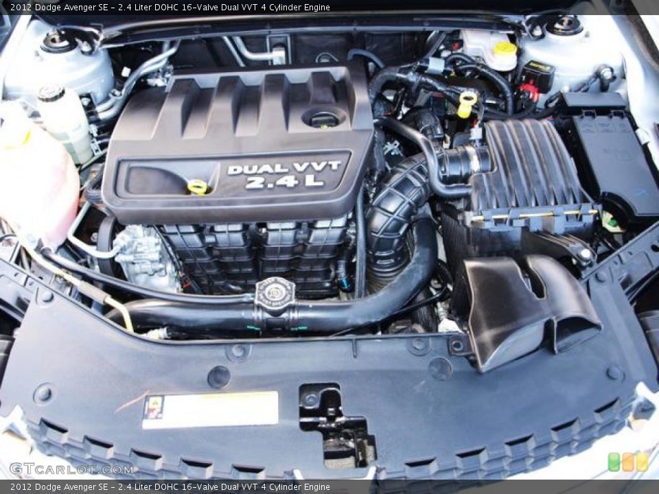 2.4 Liter DOHC 16-Valve Dual VVT 4 Cylinder Engine for the 2012 Dodge Avenger #75753940