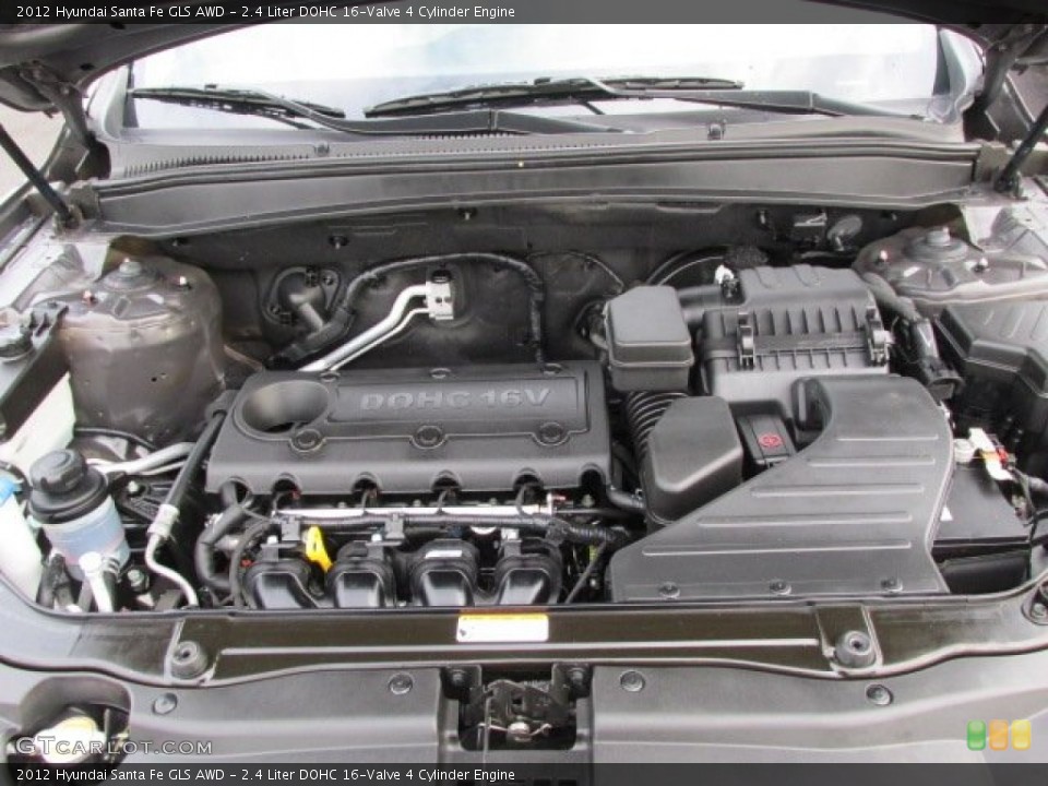 2.4 Liter DOHC 16-Valve 4 Cylinder Engine for the 2012 Hyundai Santa Fe #75754566