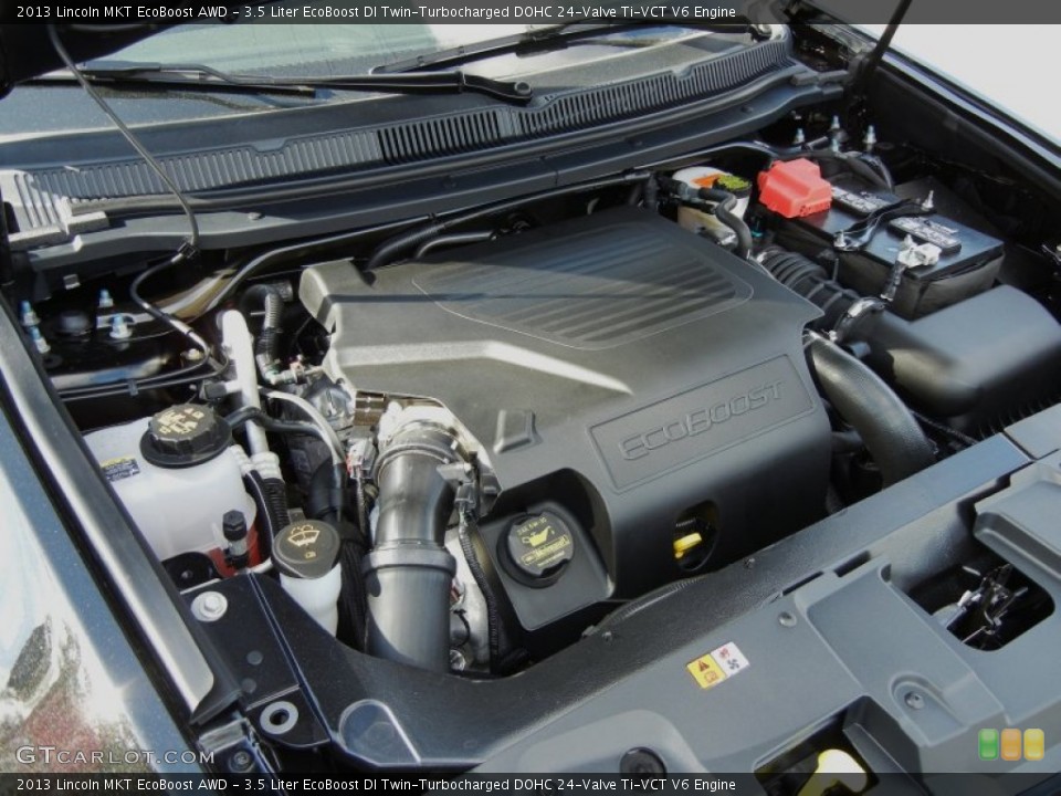 3.5 Liter EcoBoost DI Twin-Turbocharged DOHC 24-Valve Ti-VCT V6 Engine for the 2013 Lincoln MKT #75756461