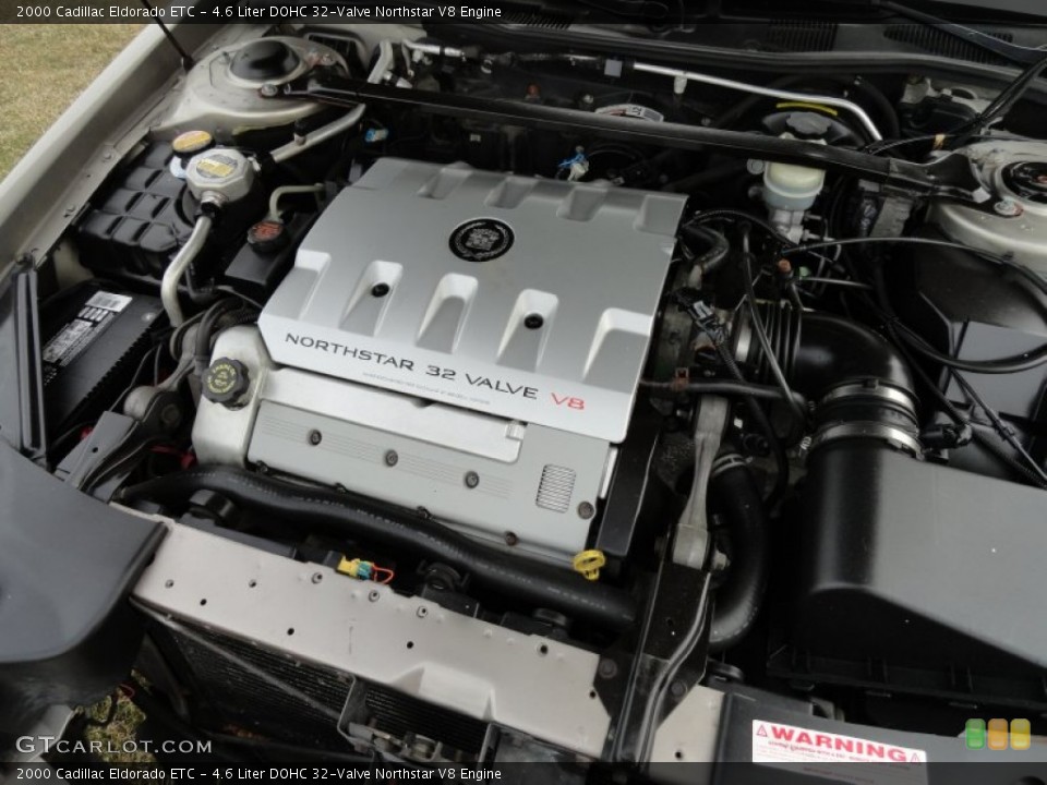 4.6 Liter DOHC 32-Valve Northstar V8 Engine for the 2000 Cadillac Eldorado #75757991