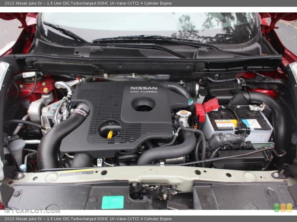 1.6 Liter DIG Turbocharged DOHC 16-Valve CVTCS 4 Cylinder Engine for the 2013 Nissan Juke #75761898