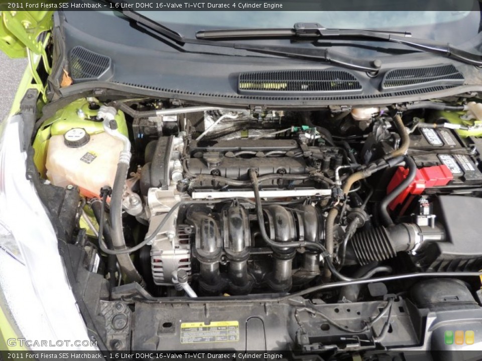 1.6 Liter DOHC 16-Valve Ti-VCT Duratec 4 Cylinder Engine for the 2011 Ford Fiesta #75764699
