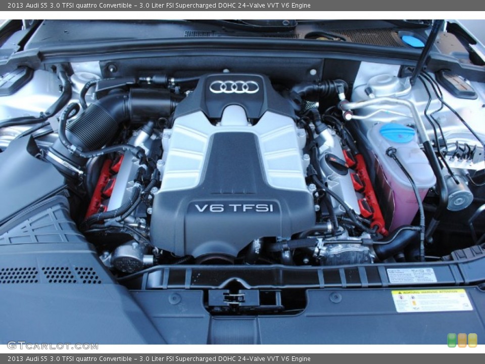3.0 Liter FSI Supercharged DOHC 24-Valve VVT V6 Engine for the 2013 Audi S5 #75765058